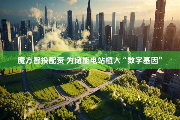 魔方智投配资 为储能电站植入“数字基因”